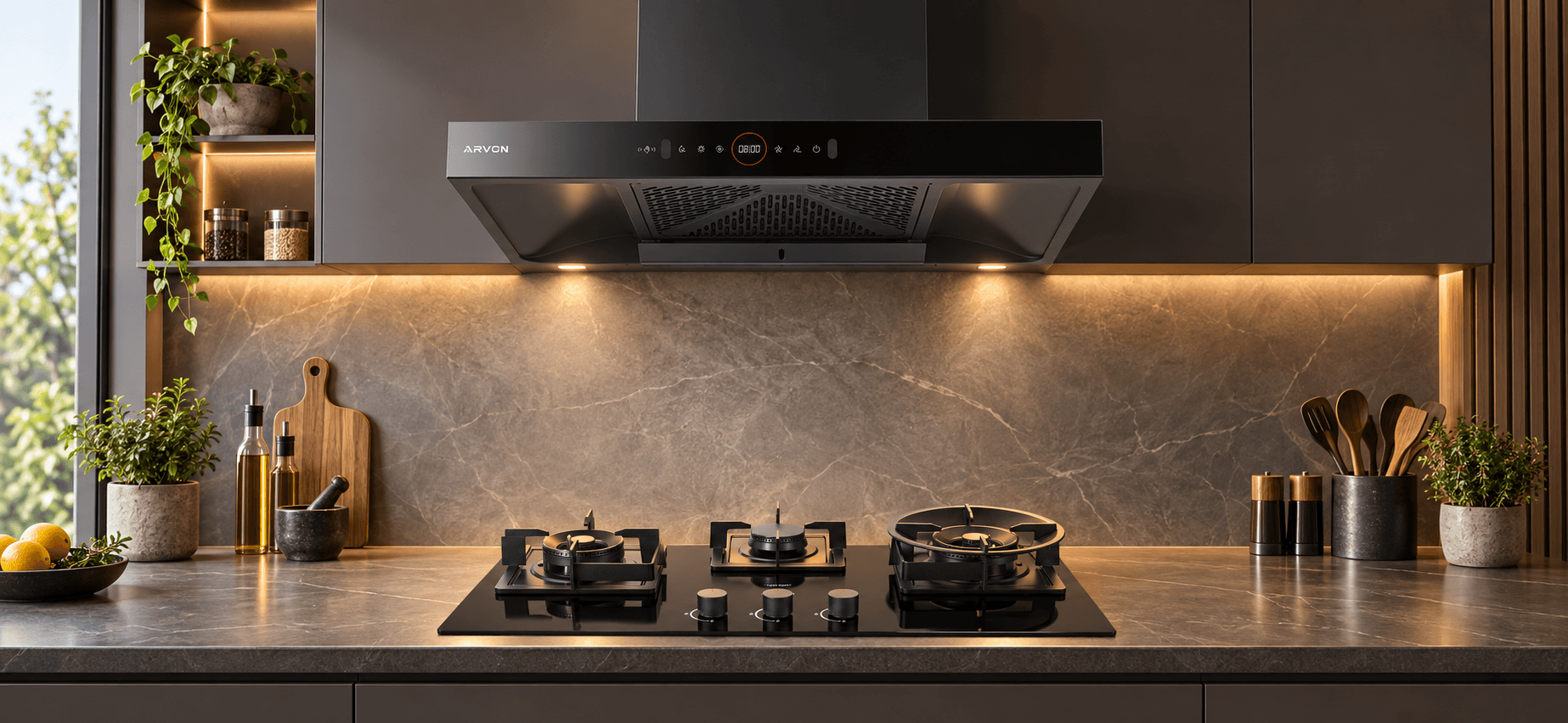 Hotte Aerosense Pro T90BLDC : Une Puissante Aspiration BLDC pour la Cuisine Moderne