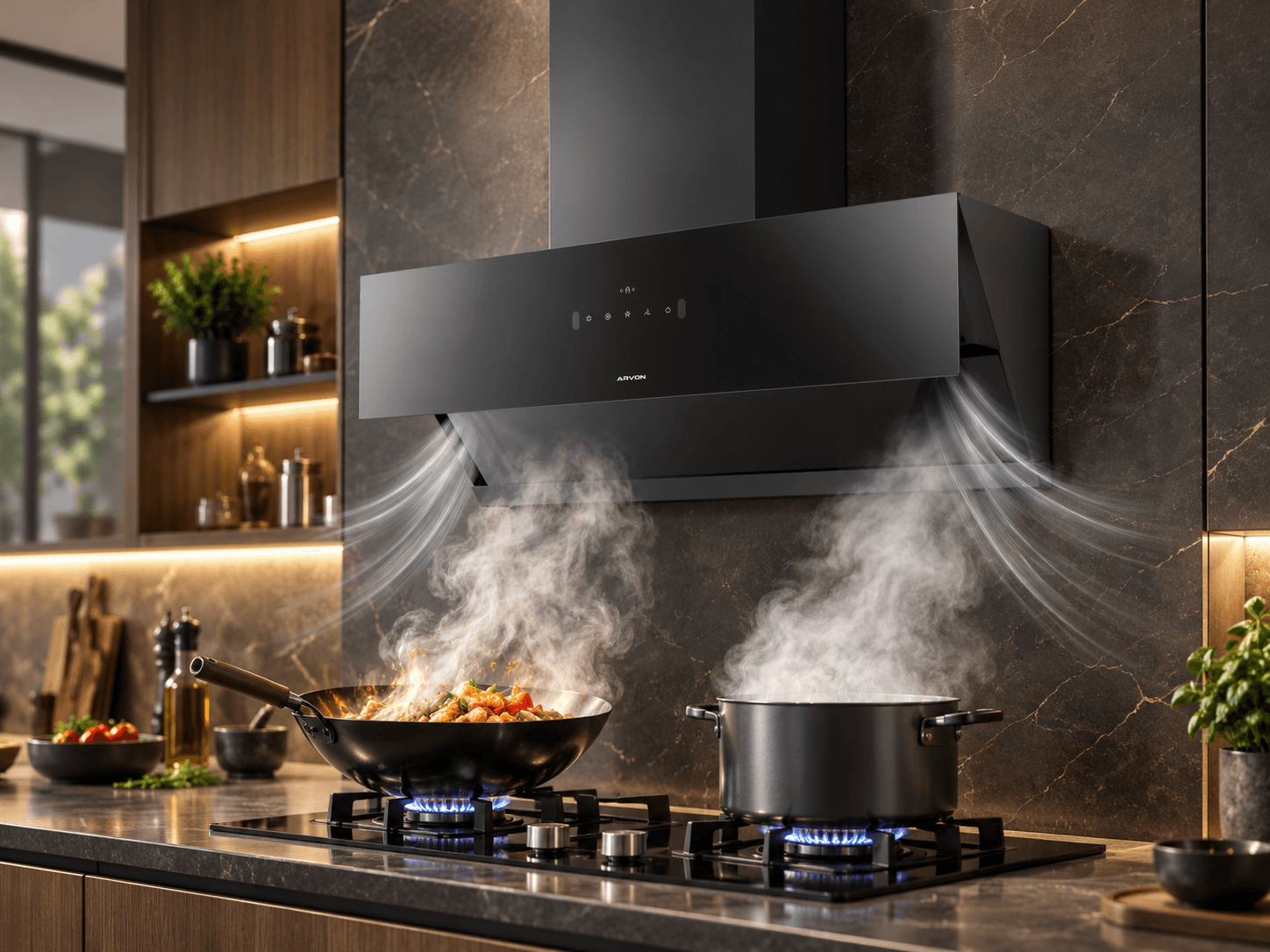 Une Aspiration Plus Proche de la Zone de Cuisson