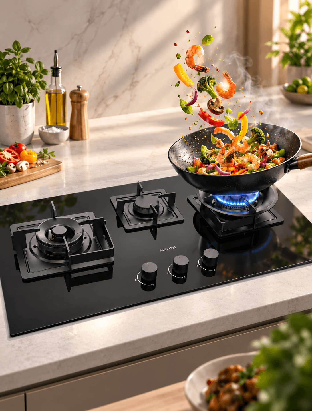 Table de Cuisson à Gaz